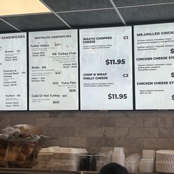 Chop N Wrap - Menu board 1