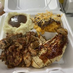 Bobabarica Subs - Bbq chicken and pork combo