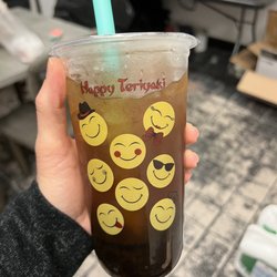 Happy Teriyaki - Ten Mile Rd - Meridian, ID - Iced tea with boba