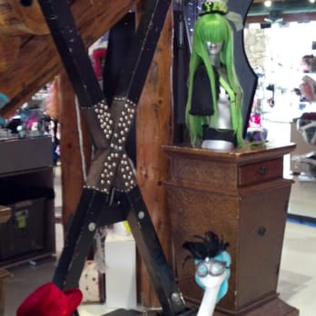 Wicked Chamber - Yes, the green wigs are over by the St. Andrew's cross..  I am home! :) - Lingerie Near Me - Costa Mesa, California