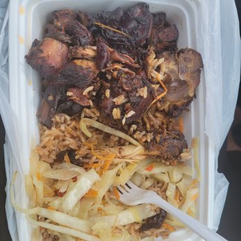 Jamaican Jammin Flavors - Brown stew chicken, rice and peas, and cabbage. This food is so delicious, fresh, and flavorful!! Big shout out to the chef! - Caribbean Near Me - Middletown, Delaware Jamaican Jammin Flavors - Brown stew chicken, rice and peas, and cabbage. This food is so delicious, fresh, and flavorful!! Big shout out to the chef! - Caribbean Near Me - Middletown, Delaware