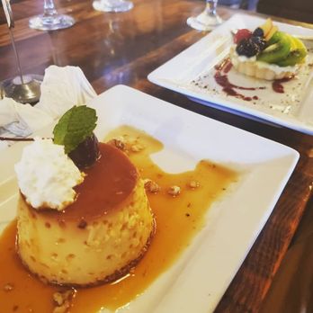 Tequila 61 - Flan and fruit tart - Mexican Near Me - Anchorage, Alaska