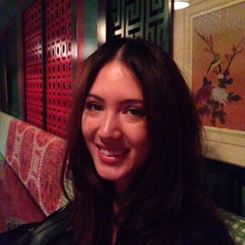 Hot Joy - My friend, Mei, enjoys the banquet seating in a secluded alcove of the restaurant. - Asian Fusion Near Me - San Antonio, Texas