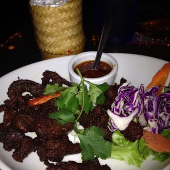 Jitlada - Crying Tiger Beef w/ a side of sticky rice. - Thai Near Me - Los Angeles, California Jitlada - Crying Tiger Beef w/ a side of sticky rice. - Thai Near Me - Los Angeles, California