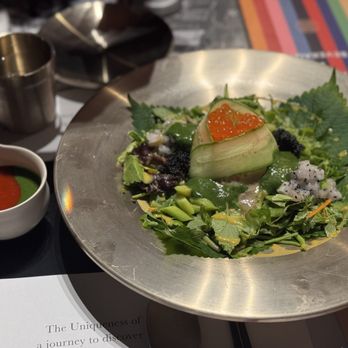 POGU - Sashimi Salad (lots of raw fish!) - Korean Near Me - Daly City, California