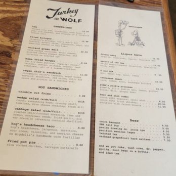 Turkey And The Wolf - Menu - Sandwiches Near Me - New Orleans, Louisiana Turkey And The Wolf - Menu - Sandwiches Near Me - New Orleans, Louisiana