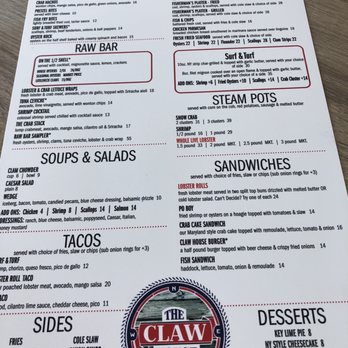 The Claw House - Seafood Near Me - Murrells Inlet, South Carolina