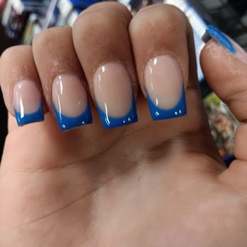 Vogue Nails - Not centered French tip - Nail Salons Near Me - Santa Maria, California