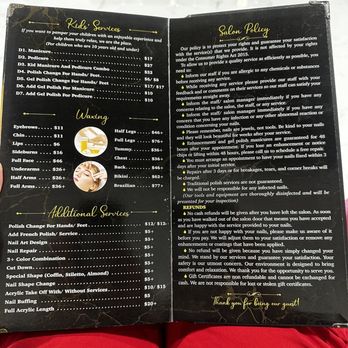 The A Nails And Spa - Pedi menu - Waxing Near Me - Oklahoma City, Oklahoma The A Nails And Spa - Pedi menu - Waxing Near Me - Oklahoma City, Oklahoma