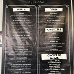 Los Jarochos - Updated 2026 menu part 2