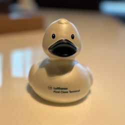 Lufthansa First Class Lounge - Rubber duck