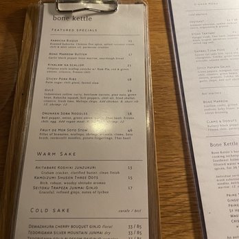 Bone Kettle - Menu- Jan 2023 - Breakfast & Brunch Near Me - Pasadena, California