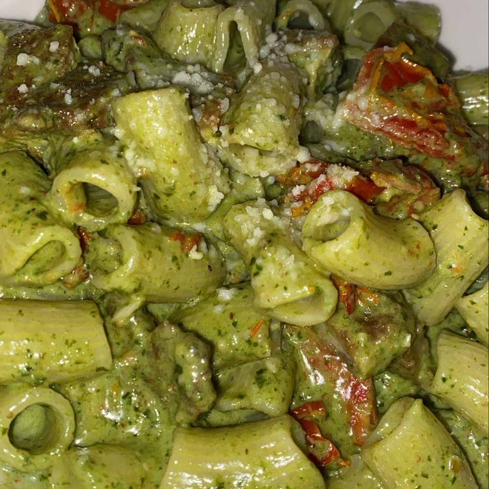 Margherita's - Rigatoni Pesto with Sundried Tomatoes - Pizza Near Me - Hoboken, New Jersey Margherita's - Rigatoni Pesto with Sundried Tomatoes - Pizza Near Me - Hoboken, New Jersey