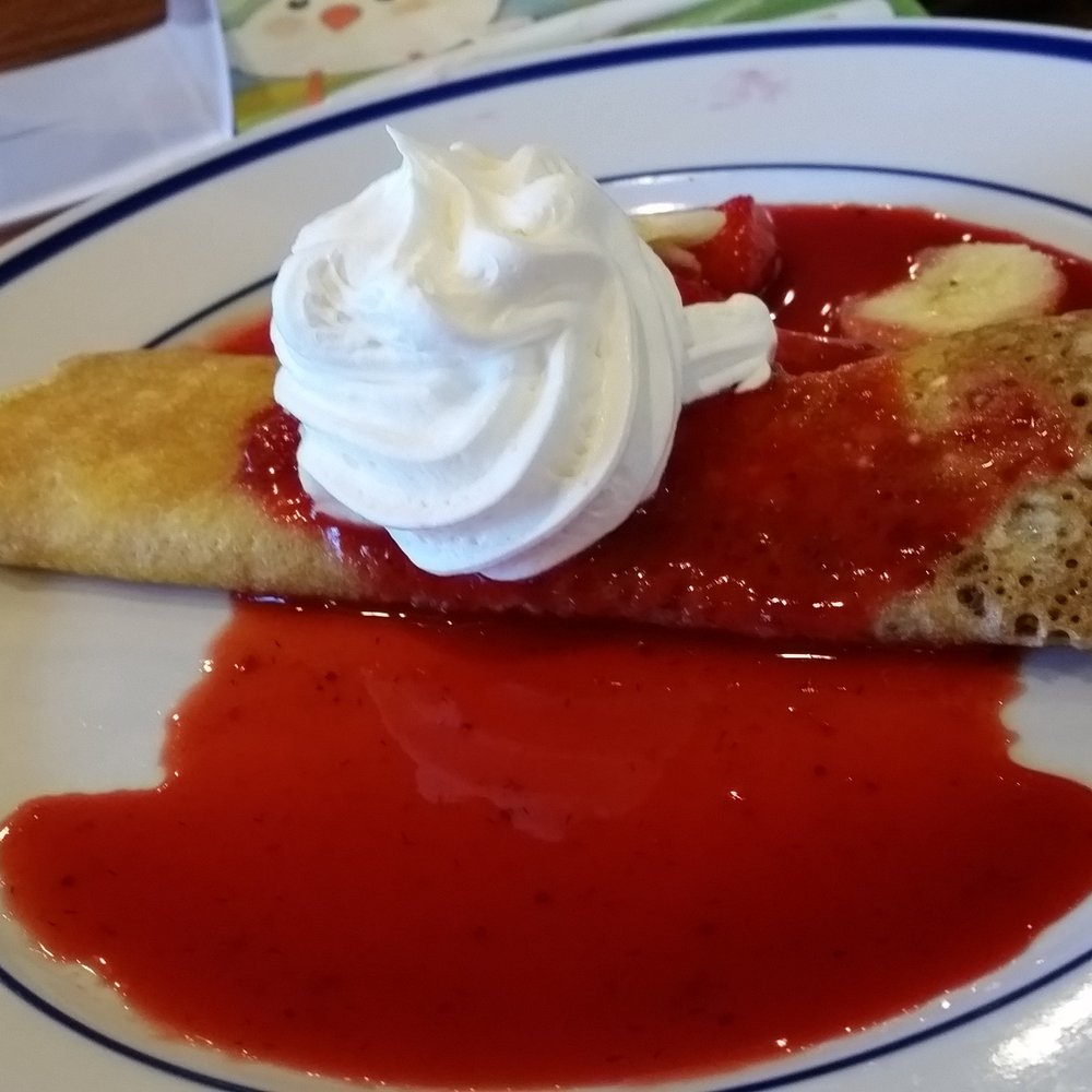 Bob Evans - Strawberry and banana crepe - American Near Me - Ocala, Florida Bob Evans - Strawberry and banana crepe - American Near Me - Ocala, Florida