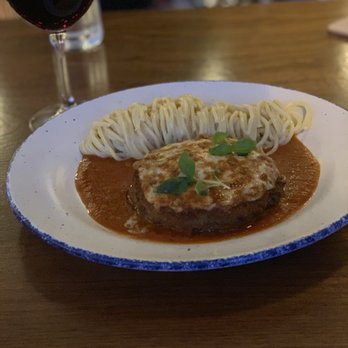 Unconventional Diner - Chicken parm and glass of Pinot noir - Breakfast & Brunch Near Me - Washington, DC, District of Columbia Unconventional Diner - Chicken parm and glass of Pinot noir - Breakfast & Brunch Near Me - Washington, DC, District of Columbia