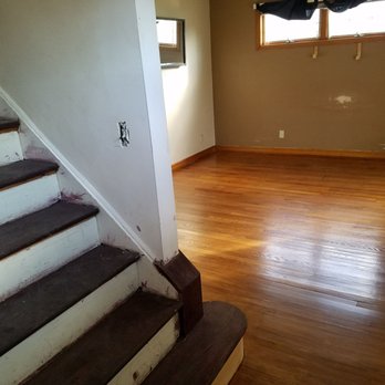 Mr. Sandless Long Island - a hardwood floor and stairs - Flooring Near Me Mr. Sandless Long Island - a hardwood floor and stairs - Flooring Near Me
