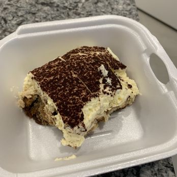 Argenziano's - Tiramisu (missing the second one as they forgot to give it to us for our order) - Italian Near Me - Corona De Tucson, Arizona