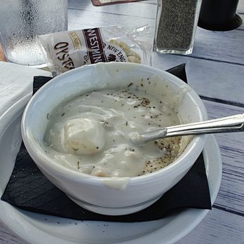 Finn's Harborside - chowder...stuffed with goodness! - Seafood Near Me - East Greenwich, Rhode Island