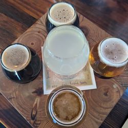 Haw River Farmhouse Ales - Five 1/2 pours for tasting.