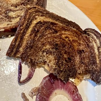 Glenwood Restaurant - Thick cut barely sautéed red onions on patty melt. - American Near Me - Eugene, Oregon