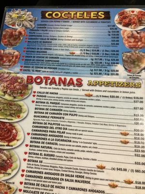 Menu photo 4 Mariscos El Perihuete Paramount, CA