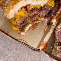 McDonald's - Pretty sure that's raw.