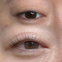 Lash lift and tint