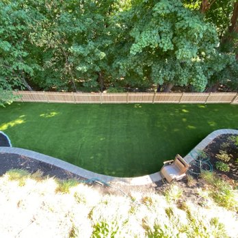 New England Turf Solutions - View from house - Artificial Turf Near Me - Stow, Massachusetts New England Turf Solutions - View from house - Artificial Turf Near Me - Stow, Massachusetts
