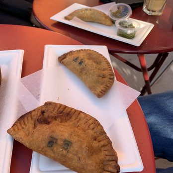 Take It Easy Roasters - Shrimp and garlic, mushroom, short rib empanadas - Bakeries Near Me - Las Vegas, Nevada Take It Easy Roasters - Shrimp and garlic, mushroom, short rib empanadas - Bakeries Near Me - Las Vegas, Nevada