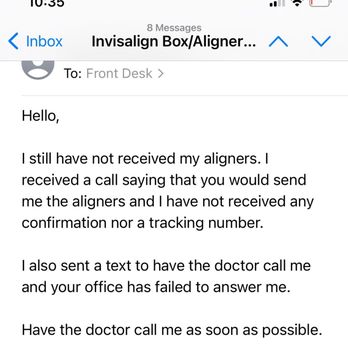 Miami Beach Orthodontics - Office failing to answer my email for my aligners - Orthodontists Near Me - Miami Beach, Florida