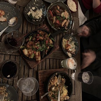 Tanta - From top to bottom: Pescado Frito, Lomo Saltado, plancha marina, arroz com mariscos, causita limeña - Peruvian Near Me - Chicago, Illinois