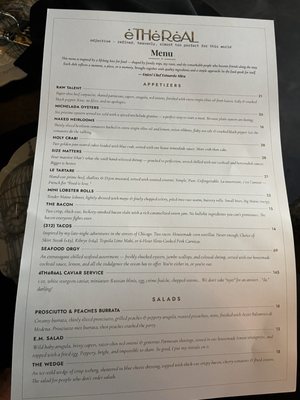 Menu photo 2 Ethereal Delray Beach, FL