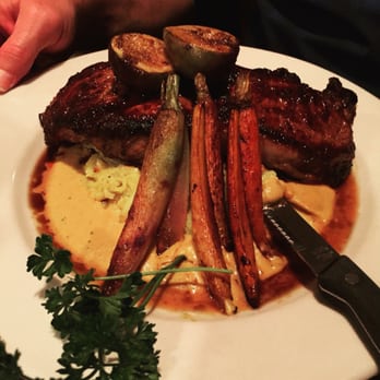 Colonnade - Fall special new york strip, pumpkin seed crusted potatoe hash, pumpkin puree & rainbow carrots - Southern Near Me - Atlanta, Georgia