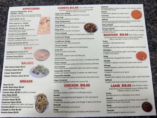 Menu photo 1 Snx Tandoori Los Angeles, CA Menu photo 1 Snx Tandoori Los Angeles, CA