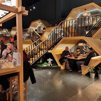 Kyuramen - Hexagon seating - Ramen Near Me - Tigard, Oregon Kyuramen - Hexagon seating - Ramen Near Me - Tigard, Oregon