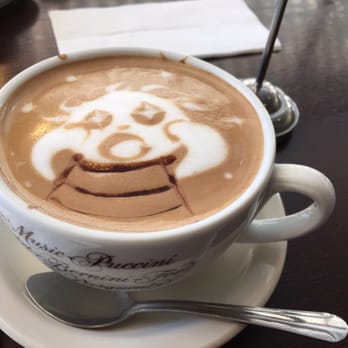 Crepes de Paris - Clown latte art! - Creperies Near Me - Brea, California