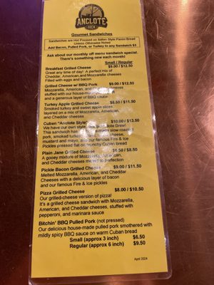 Menu photo 3 Anclote Brew Tarpon Springs, FL Menu photo 3 Anclote Brew Tarpon Springs, FL