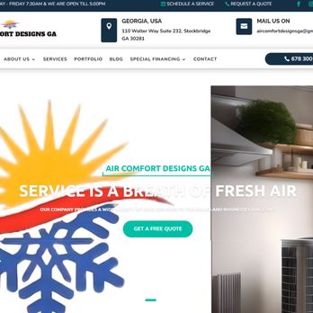 Air Comfort Designs - Heating and Air Conditioning Comfort Specialist - Heating & Air Conditioning/HVAC Near Me - Stockbridge, Georgia Air Comfort Designs - Heating and Air Conditioning Comfort Specialist - Heating & Air Conditioning/HVAC Near Me - Stockbridge, Georgia