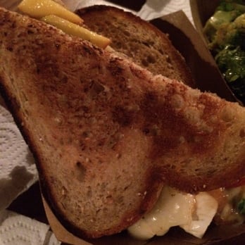 WongWayVeg - Peach grilled cheese sandwich - Food Trucks Near Me