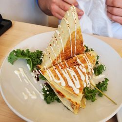 Locals Only - Fried chicken quesadilla