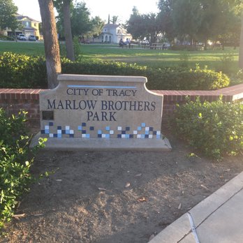 Marlow Brothers Park - The park sign - Parks Near Me - Tracy, California