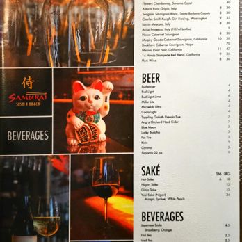 Samurai Sushi and Hibachi - the menu - Japanese Near Me - West Des Moines, Iowa Samurai Sushi and Hibachi - the menu - Japanese Near Me - West Des Moines, Iowa