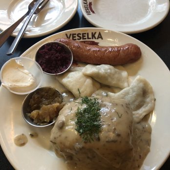 Veselka - Meat Plate Combo - Ukrainian Near Me - New York, New York