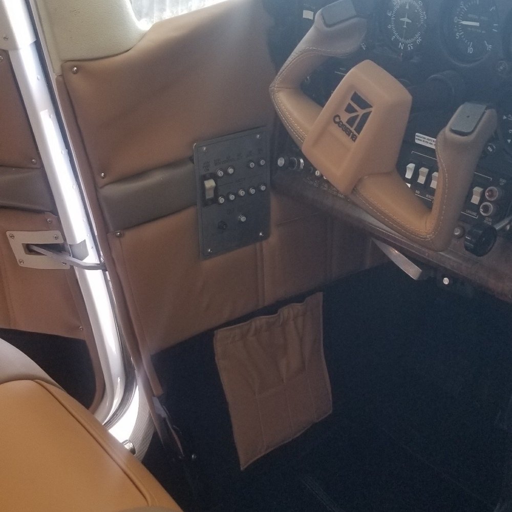Corona Air Paint - Excellent interior remodel on an R182 - Aircraft Repairs Near Me - Corona, California
