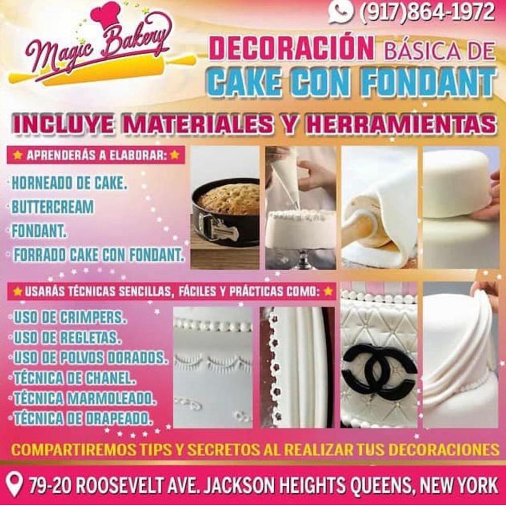 Magic Bakery - Basic decoration flyer - Cooking Classes Near Me - Queens, New York Magic Bakery - Basic decoration flyer - Cooking Classes Near Me - Queens, New York