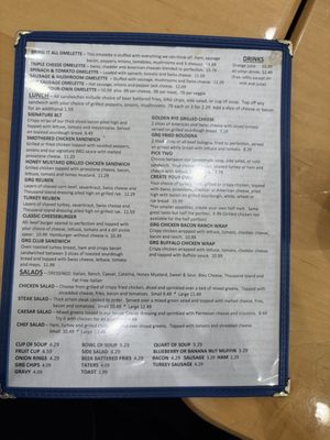 Menu photo 1 Golden Rye Grille New Middletown, OH