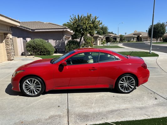 Premium Exterior Auto Detailing - Includes:
- Professional Hand Wash
- Foam Bath
- Glass Cleaning
- Wheel/Wells/Tire Detail
- Hand Dry
- Paint Protectant
- Tire Shine Premium Exterior Auto Detailing - Includes:
- Professional Hand Wash
- Foam Bath
- Glass Cleaning
- Wheel/Wells/Tire Detail
- Hand Dry
- Paint Protectant
- Tire Shine