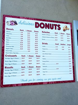 Menu photo 1 Delicious Donuts Baton Rouge, LA Menu photo 1 Delicious Donuts Baton Rouge, LA