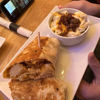 Badlands Saloon & Grille - Buffalo chicken wrap- boring. Mac n cheese was dry and tasted reheated. - Bars Near Me - Wall, South Dakota Badlands Saloon & Grille - Buffalo chicken wrap- boring. Mac n cheese was dry and tasted reheated. - Bars Near Me - Wall, South Dakota