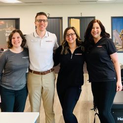 HealthSource Chiropractic of Meridian - Carrie, Dr Kurt, Kristi, Jackie; enjoying serving patients!